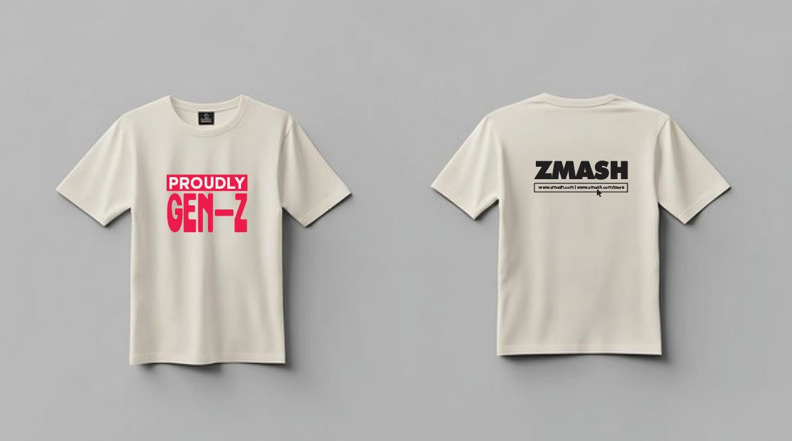 Proudly Gen-Z Oversized Unisex Graphic T-Shirt